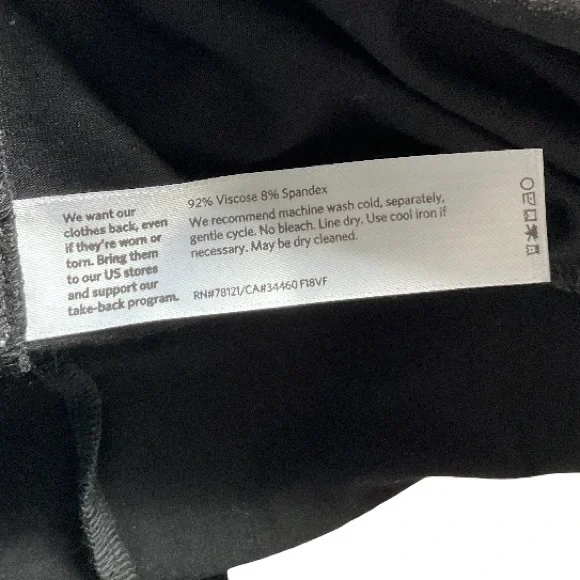 Eileen Fisher Sleeveless V-neck Black Viscose Jumpsuit, size XS - Picture 8 of 11